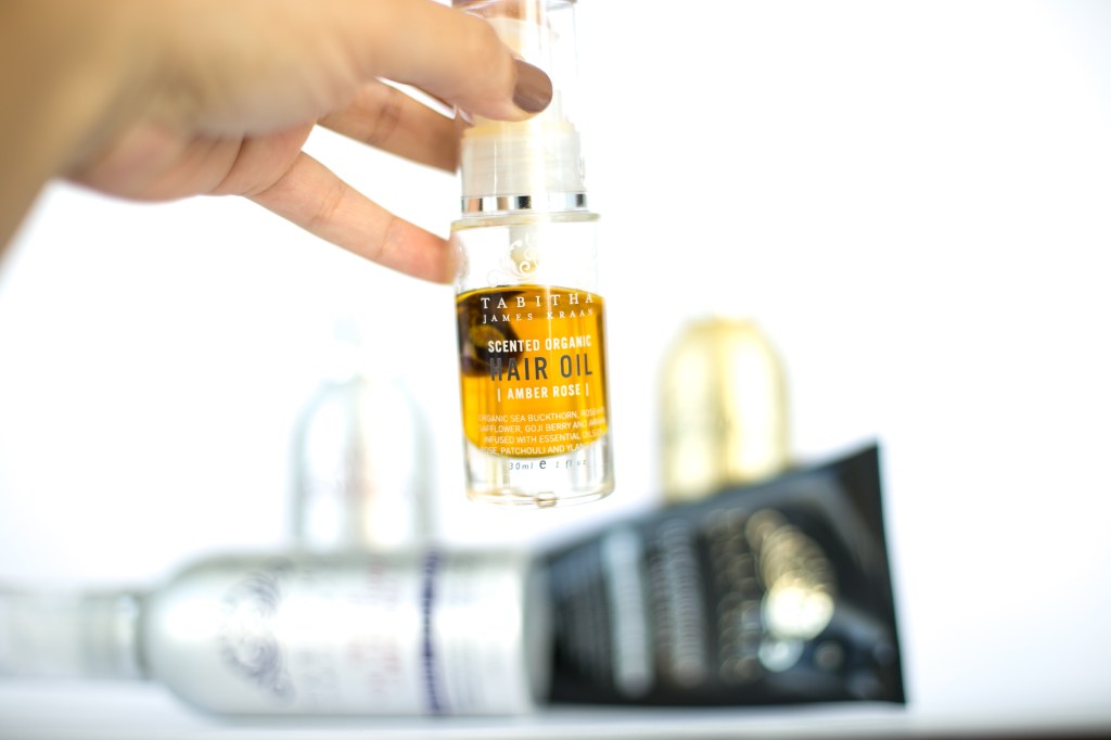 Review of Scented Organic Hair Oil from Tabitha James Kraan