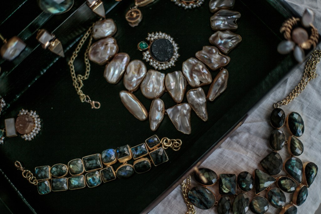 Dori jewelry - ethical & sustainable 18k gold plated using semi-precious stones in Dubai, UAE