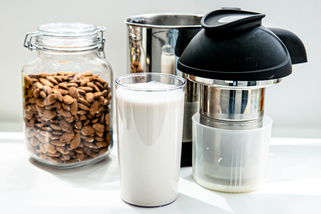 Almond Cow review, nut milk machine, homemade nut milk